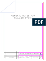 General Notes For Hvac&R System: Iranian Petroleum Standards