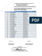 Jadwal Imam Terawih