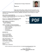 Resume Template 1