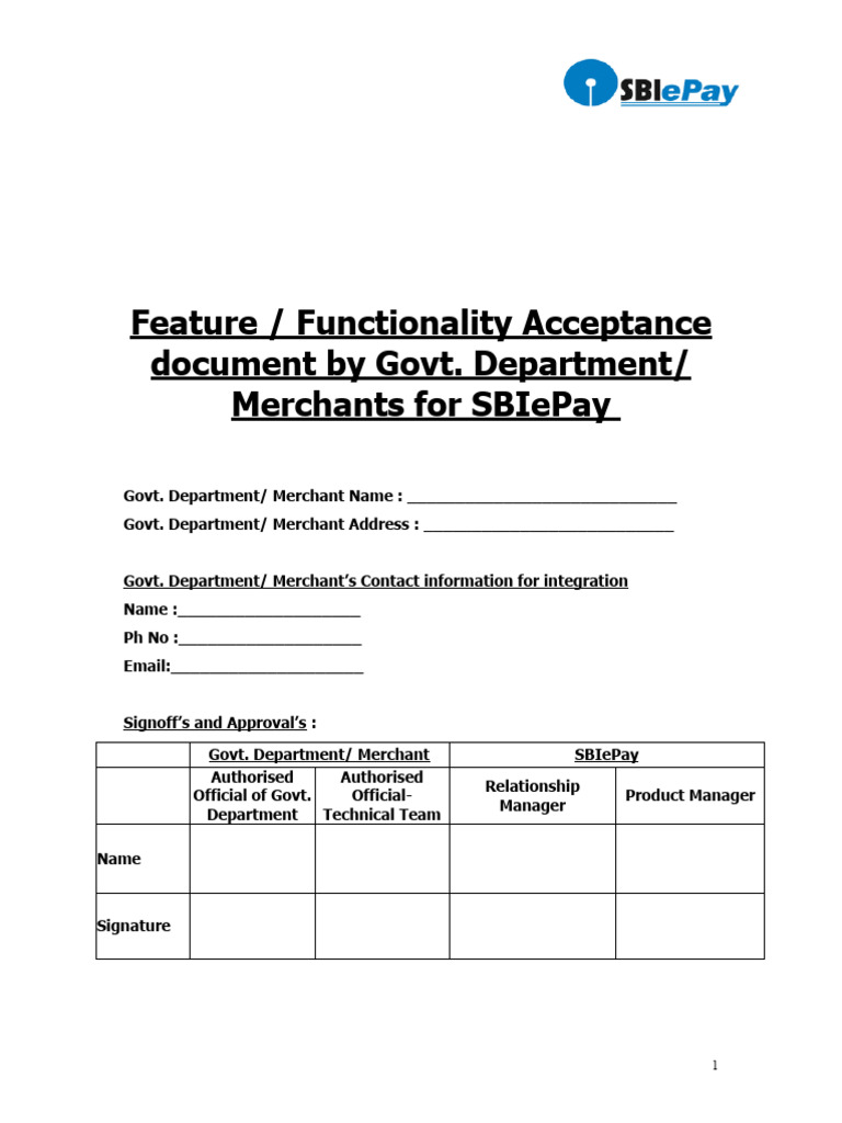 Features & Functionality Statement | PDF | Public Key Cryptography ...