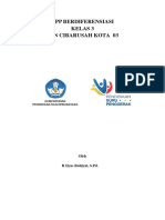 RPP Berdiferensiasi Kelas 3 SDN Cibarusah Kota 03: Oleh R Ilyas Ruhiyat, S.PD