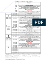 Matrix of Topics Actual