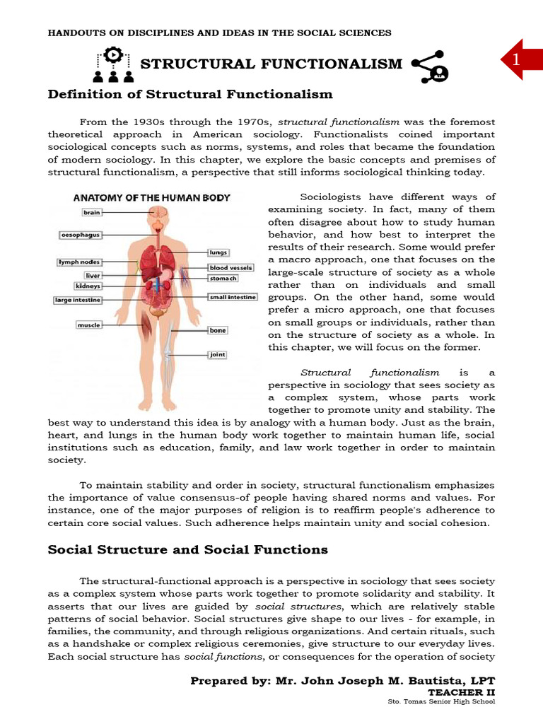 Understanding Structural Functionalism | PDF | Émile Durkheim | Sociology