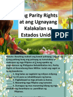 Ang Parity Rights at Ang Ugnayang Kalakalan Sa Estados Unidos