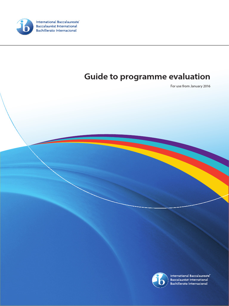 Guide To Programme Evaluation | PDF | Program Evaluation | Educational ...