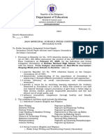 MSPC District Memo Secondary Level 2024 Updated