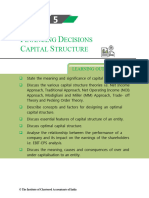 Financing Decisions Capital Structure