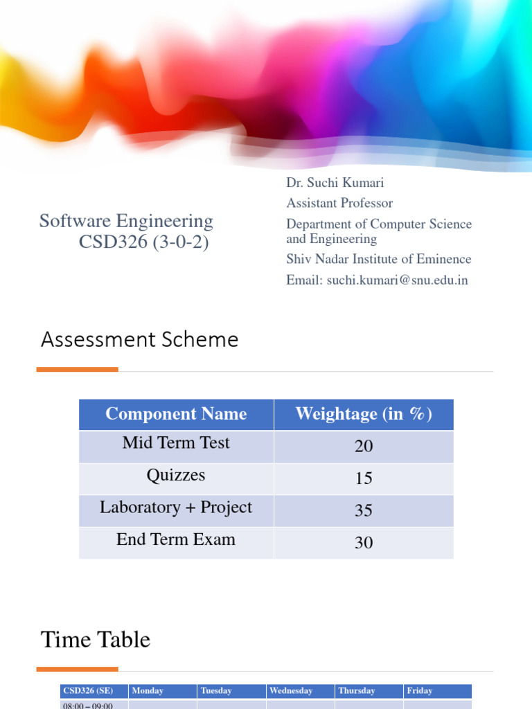 Software Engineering Course Overview | PDF | Programming | Computer Program