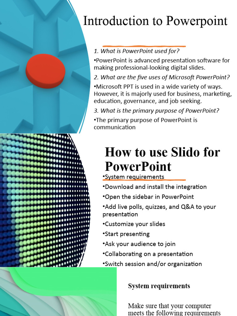 Slido Integration with PowerPoint Guide | PDF | Microsoft Power Point ...