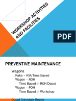 POH Activities Wagon Rdso