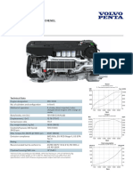 Volvo Penta Inboard Diesel: 12.8 Liter, In-Line 6 Cylinder