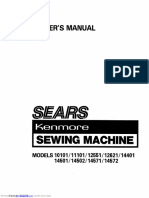 Kenmore 385.10/11/12/14 Sewing Machine Instruction Manual