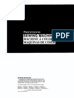 Kenmore 385.11/12 Sewing Machine Instruction Manual