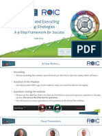 Creating and Executing Winning Strategies 9 Step Framework - Handouts