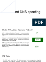 ARP and DNS Spoofing