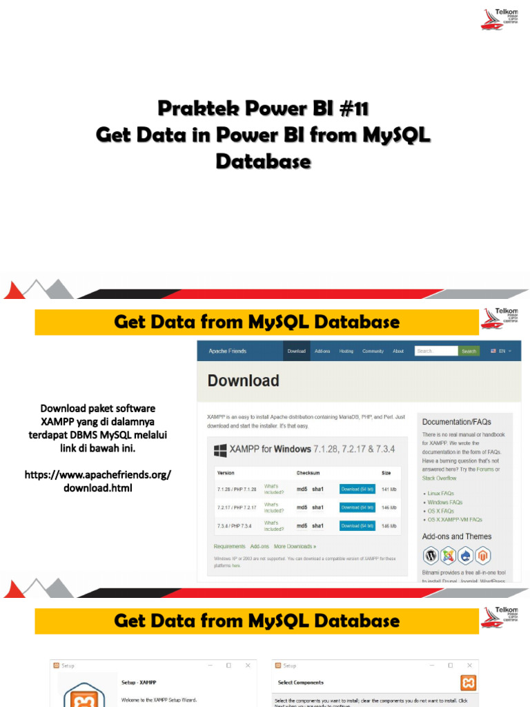 Menghubungkan Power BI dengan MySQL | PDF