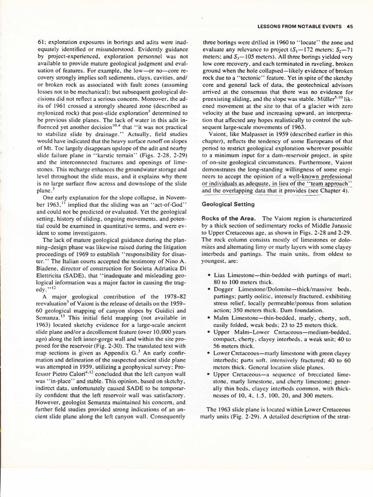 Advanced Dam Engineering 03 (45-73) | PDF | Landslide | Fault (Geology)