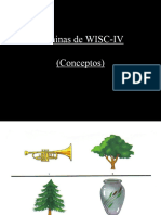 Láminas de WISC-IV (Conceptos)
