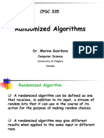 Randomized Algorithms: CPSC 335