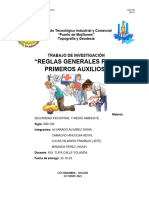 TEMA 5 - REGLAS GENERALES PARA PRIMEROS AUXILIOS + Cuestionario
