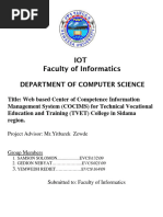 COCIMS For TVET in Sidama Region