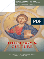 Volume 5 Theology and Culture