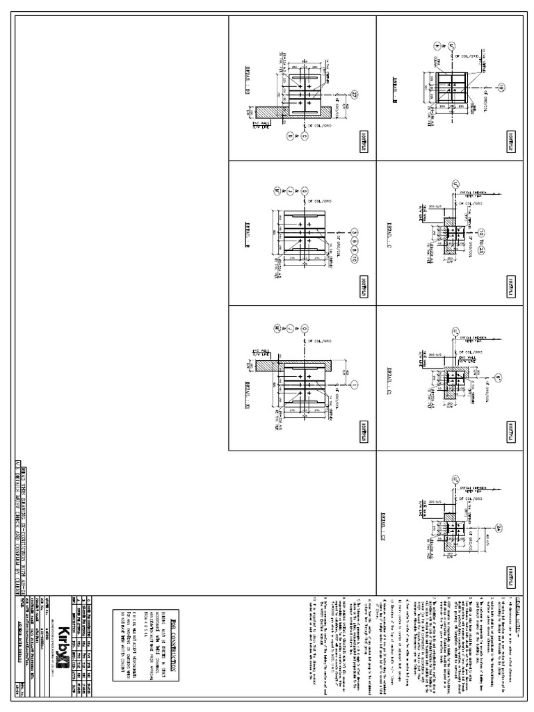 (Anchor Bolt Details-3) AB-04 | PDF