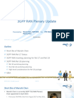 3GPP RAN Plenary Update