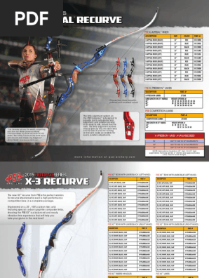 PSE Archery2015 Recurve