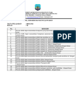 Kisi-Kisi Biologi Murid Xi