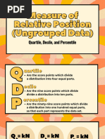 Measures of Relative Position (Ungrouped Data) 