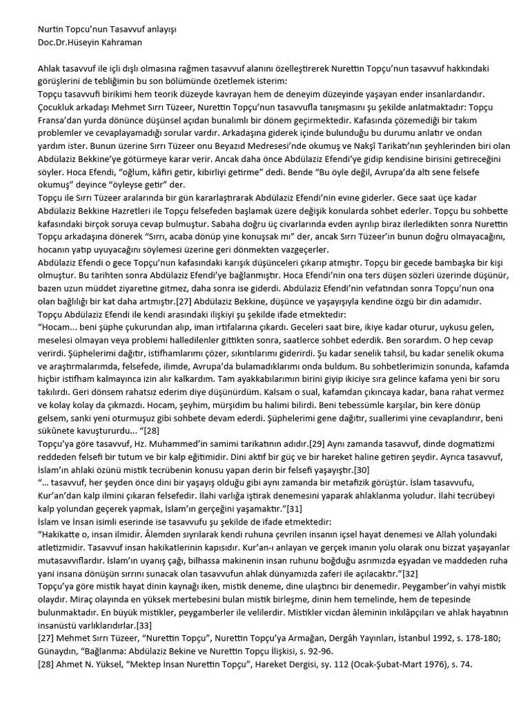 Nurettin Topcu Adulaziz Bekine Hz PDF