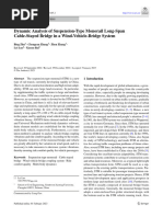 Dynamic Analysis of Suspension-Type Monorail Long