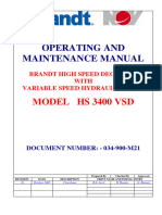 Brandt - Maintenance - Manual - 01 HS3400 VSD - JCE Panel