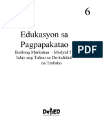 ESP6 - Module5 - Ialay Ang Talino Sa de Kalidad Na Trabaho