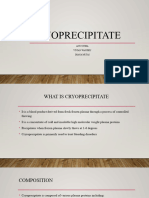 Cryo Precipitate