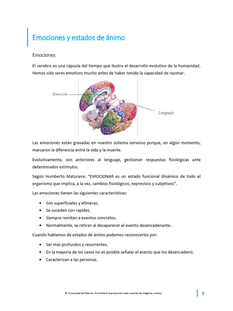 M4 Emociones y Estados de Animo | Descargar gratis PDF | Las emociones ...