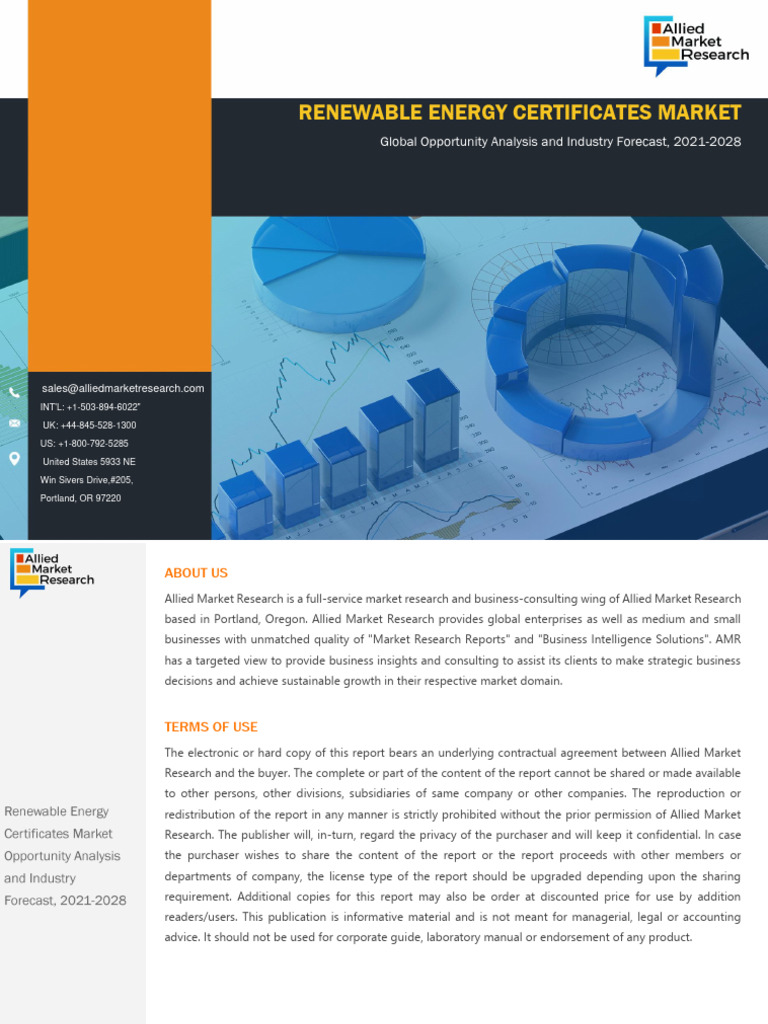 Sample - Global Renewable Energy Certificates Market, 2021-2028 - V1.1 ...