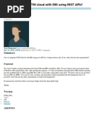 How To Integrate OTM Cloud With EBS Using REST APIs