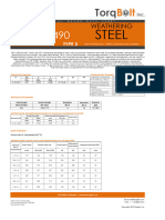 Astm A490 Type3 Bolts