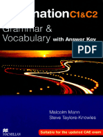 Destination C1 C2 Grammar Vocabulary (With Answer Key) by Malcolm Mann Steve Taylore-Knowles