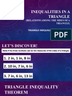 Inequalities in A Triangle Side Relationship