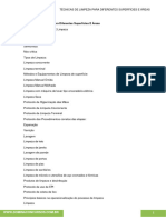 01 Técnicas de Limpeza para Diferentes Superfícies E Áreas