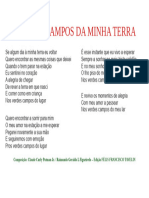 OS VERDES CAMPOS DA MINHA TERRA - Letra Da Melodia