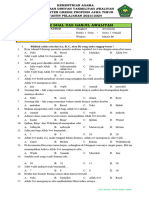 Soal Tauhid KLS 1 Uas 1