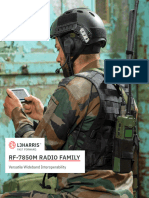 RF 7850m Wideband Radio Family Brochure