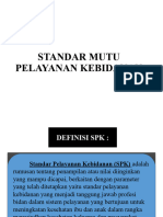 Standar Mutu Pelayanan Kebidanan