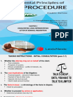 Chapter 3 Consultation, Legal Representation, Demand and Prescription