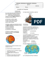 Avaliação de Geografia 4bm