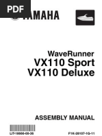 Yamaha Owners Manual VX110